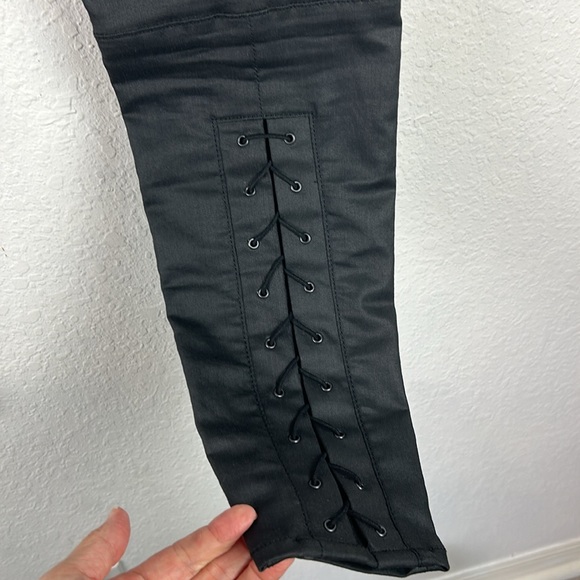 Perfect RAG & BONE Devi Lace-Up Coated Skinny Jeans - Shoreditch 28 - Picture 4 of 9